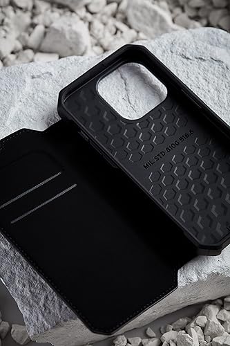 Miniatura 6 de URBAN ARMOR GEAR UAG - Funda diseñada para iPhone 14 Pro, Kevlar negra de 6.1 pulgadas, funda protectora resistente con tarjetero compatible con