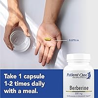 Vista 3 de Patient One Berberina 500 mg Suplemento para apoyar la salud cardíaca y gastrointestinal* 60 cápsulas