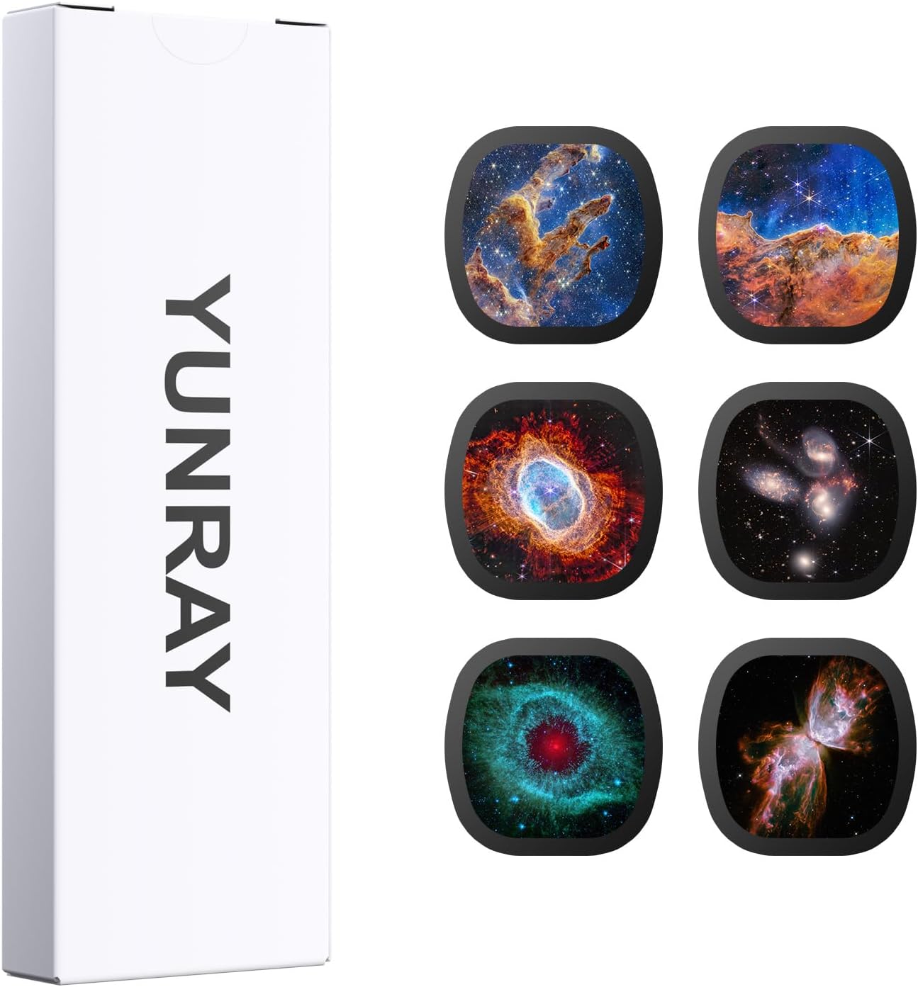 YUNRAY Galaxy Projector Disc Set (6 Disc) for Pro/Model SKE-TKQ01 & BL-DQY02