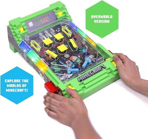 Ambassador x Minecraft - Overworld - Premium Series - Arcade Pinball Table Game