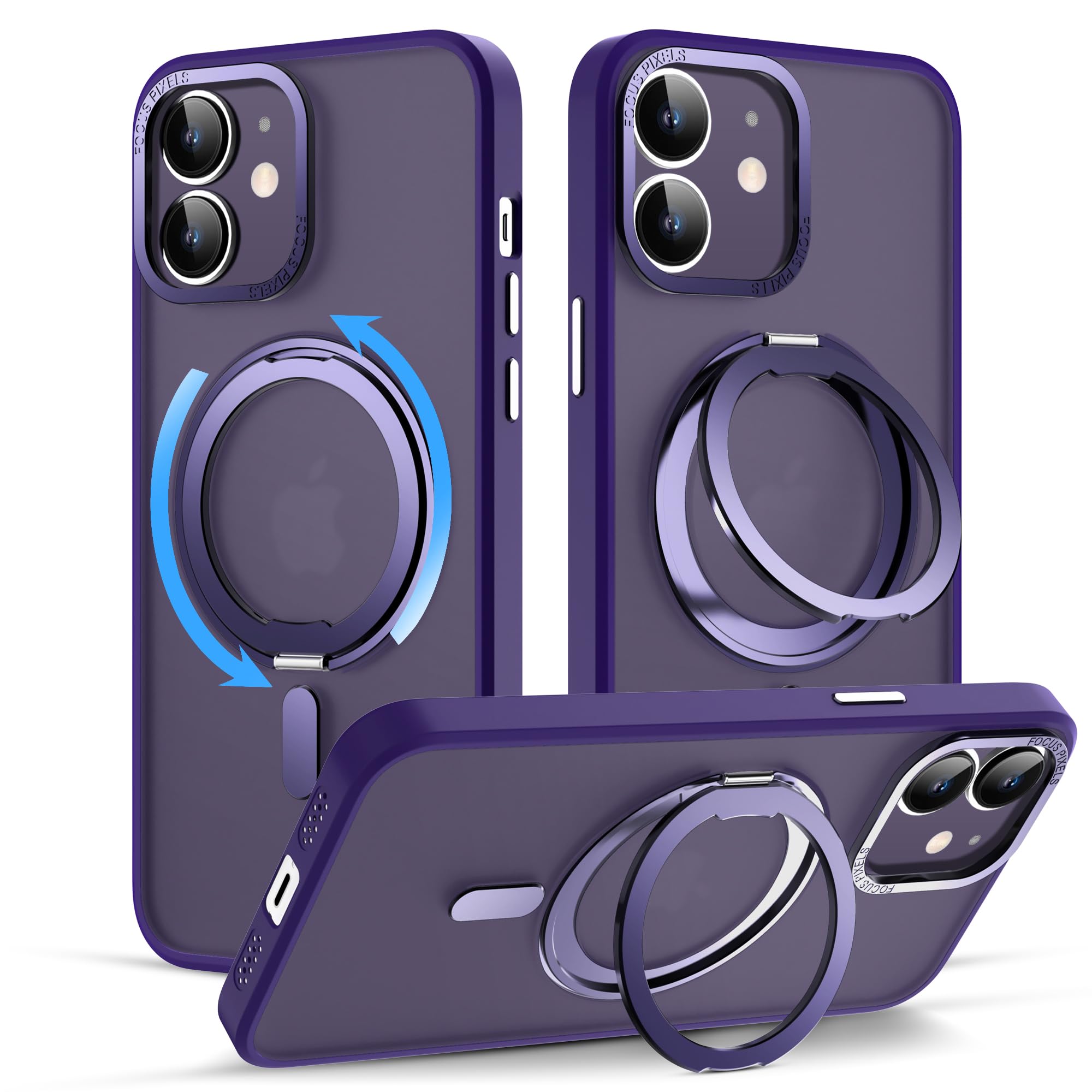 Designed For IPhone 11 Pro Case With Magnetic Invisible Stand [Military - View #5