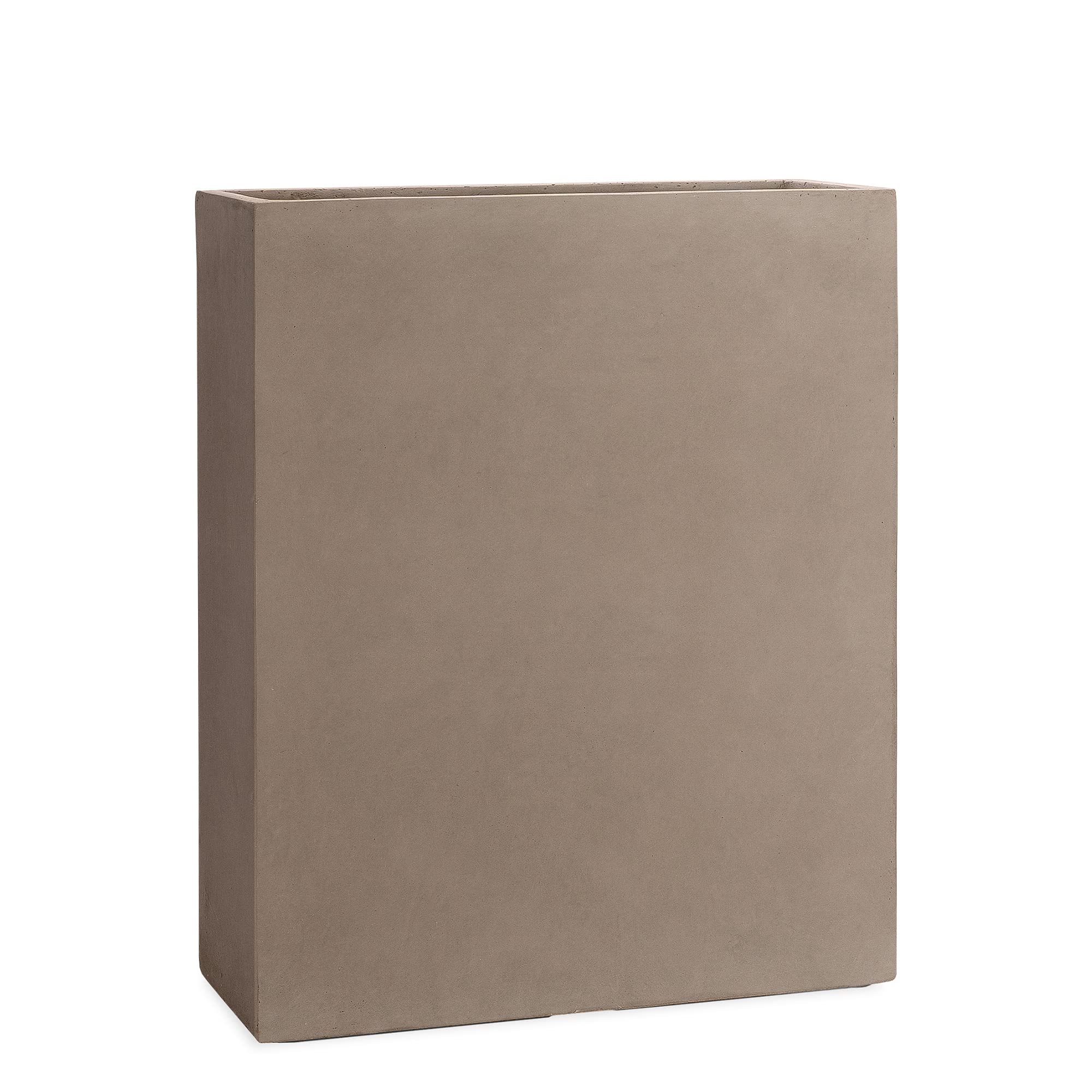 Pflanzwerk® Pot de Fleur Divider Jardinière Chocolate 72x60x25cm *Résistant au Gel* *Protection UV* *Qualité européenne*