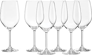 Lenox Tuscany Classics White Wine Glass Set, Buy 4 Get 6, 6 Count (Pack of 1), Clear, 21 ounces