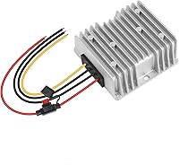 dcbusck 36V/48V to 12V 20A 240W Waterproof DC-DC Step Down Converter for Golf Carts - IP68, 95% Efficiency
