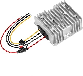 DC-DC 36V 48V to 12V 20A 240W Step Down Converter Golf Cart Voltage Regulator Reducer Transformer with Fuse Waterproof