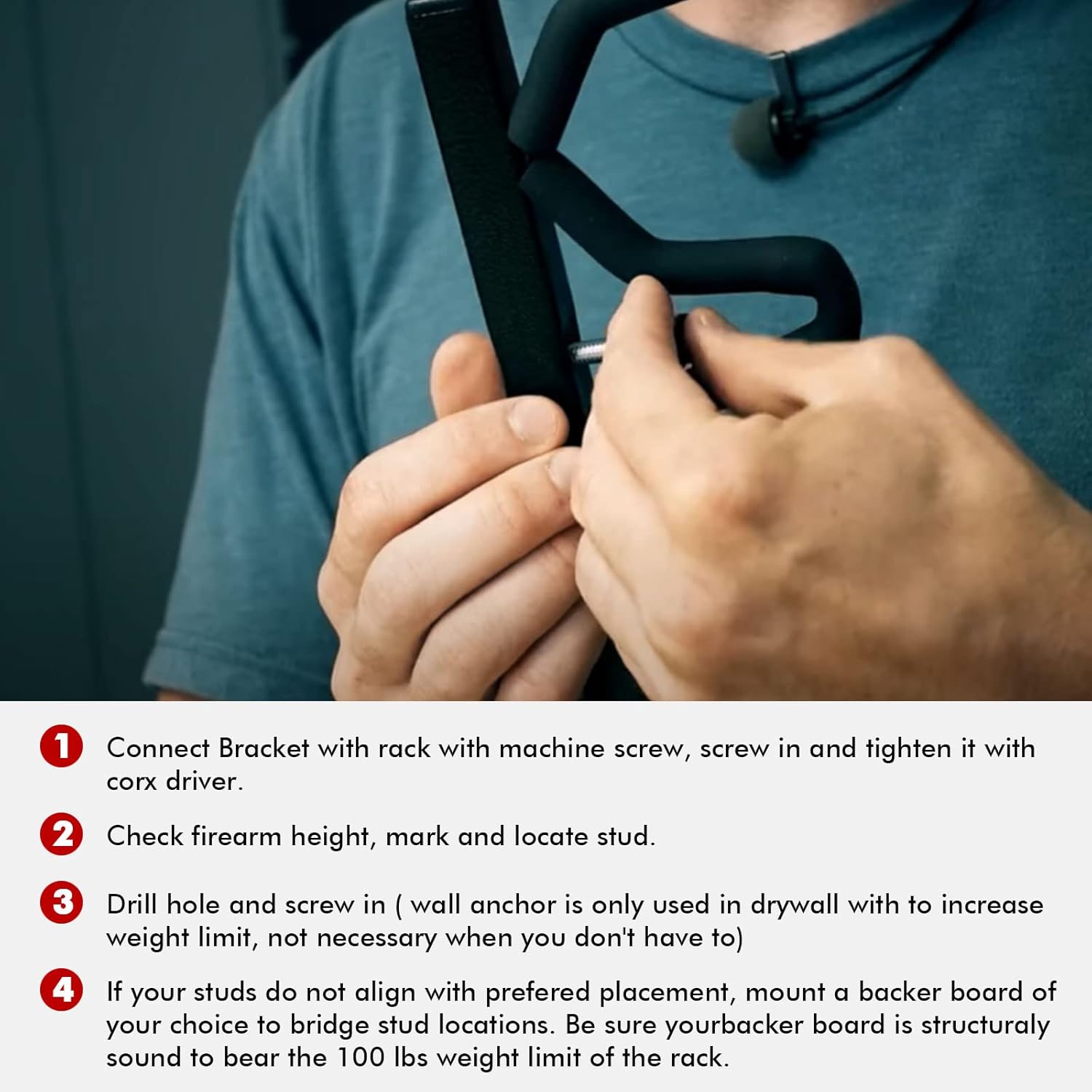 GOHIKING Metal Gun Rack Wall Mount Rifle Shotgun Hooks Hold 6 Pcs and Bow Mount Hangers with Soft Padding Heavy Duty Wall Gun Rack Display Stand : Sports & Outdoors