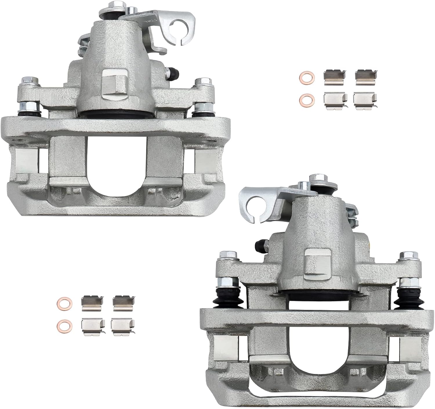IRONTEK 18B5080 18B5081 Rear Left & Right Side Brake Calipers for Chrysler Town and Country 08-12, 08-12 Dodge Grand Caravan, 08-12 VW Routan, 2012 Ram C/V Rear Driver & Passenger Side Disc Caliper