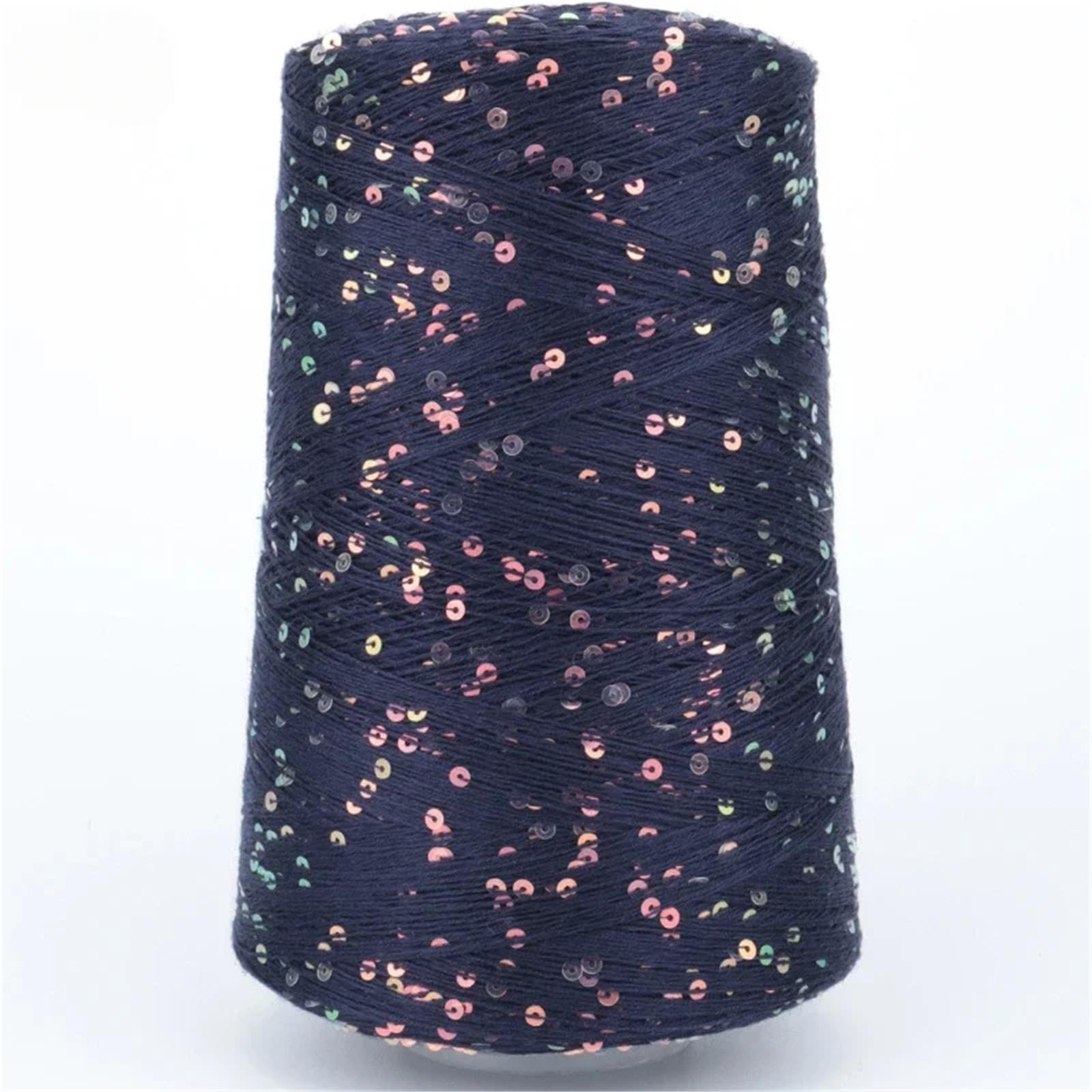 Hilos para Crochet Hilo de lentejuelas 500g, hilo cuentas seda, Tencel colorido tejido a mano, ropa DIY, chal, bufanda, ganchillo, 4Km/barril(Color 30)