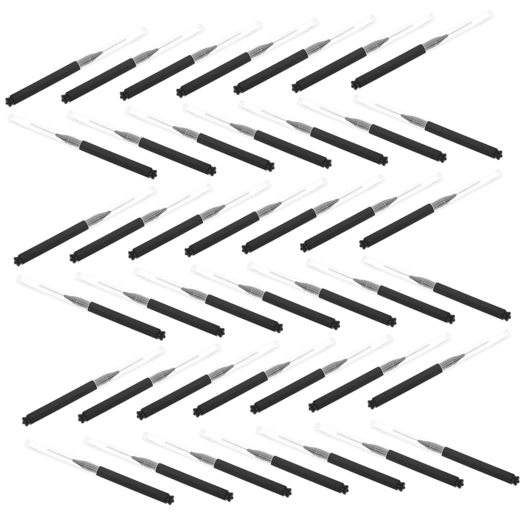 FOMIYES 100pcs Eyebrow Brush Kit Brow Comb Lash Brush Brow Lamination Supplies Stylish Convenient Beauty Tools