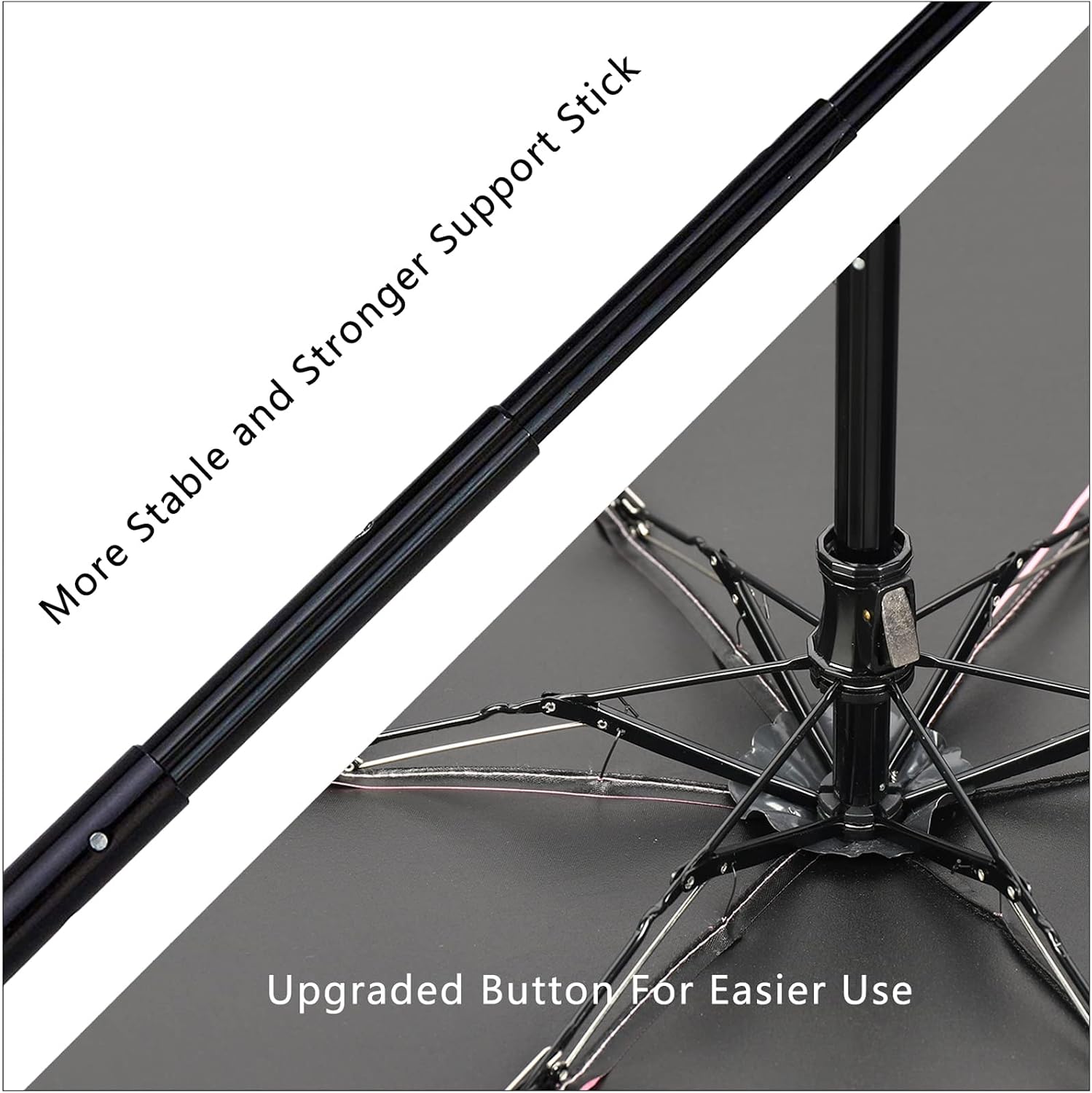 Small Mini Umbrella with Case by GAOYAINIG Light Compact Design Perfect for Travel Lightweight Portable Parasol Outdoor Sun&Rain Umbrellas
