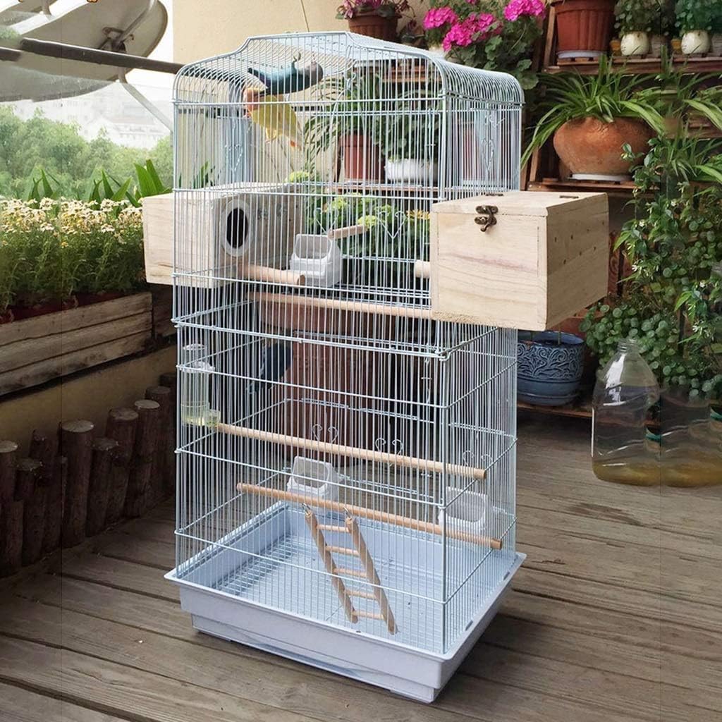 Jaulas Profesionales para Pájaros, Suministros para Mascotas, Transportín para Pájaros, Decoración De Jardín, Jaulas Baratas para Periquitos, Jaula Grande De Lujo para P,White C