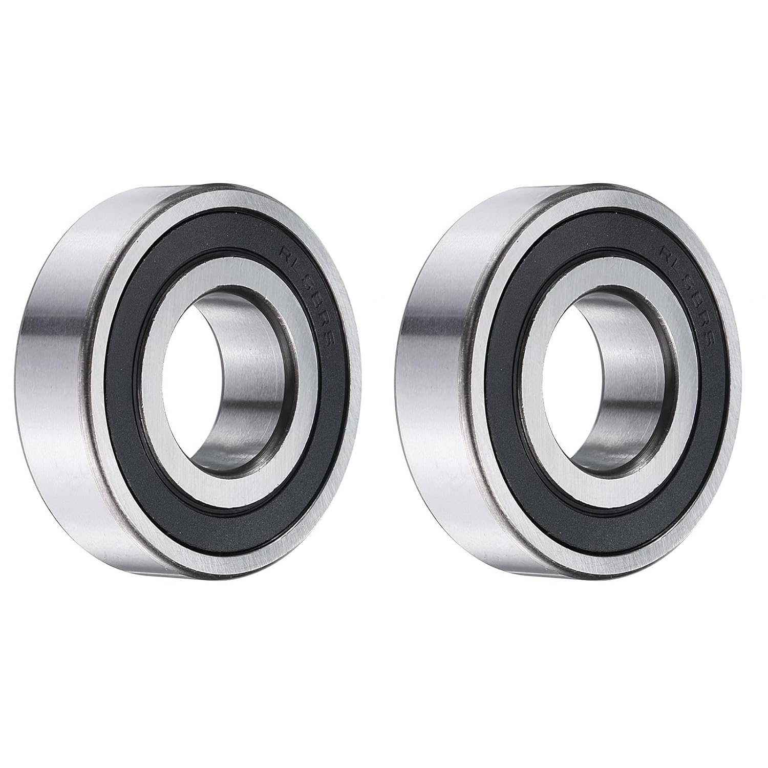 uxcell 2pcs RLS8-2RS Deep Groove Ball Bearings 0.995 x 2.248 x 0.624 Inch Chrome Steel Bearing Double Sealed ABEC3 ZV2 Bearings