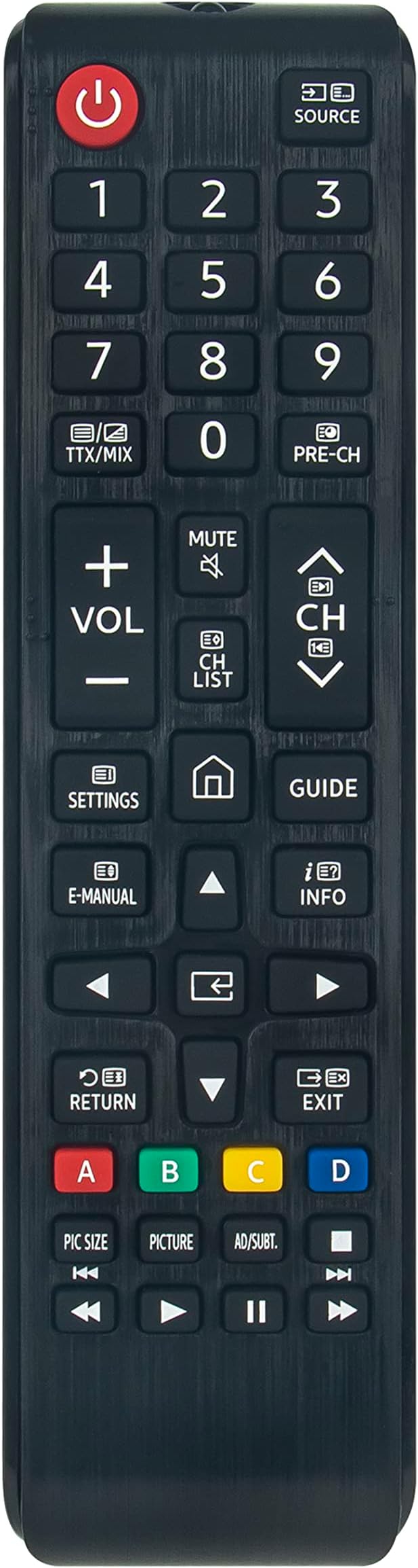 Beyution BN59-01326A Replace Remote Control Work for Samsung Smart HD TV UE24N4300 UE28N4300AU/XZT UE24N4305AK/XXC UE24N4305AK UE28N4300AU UE49NU7305K UE49NU7305KXXC UE55MU6125K UE55MU6125KXZT