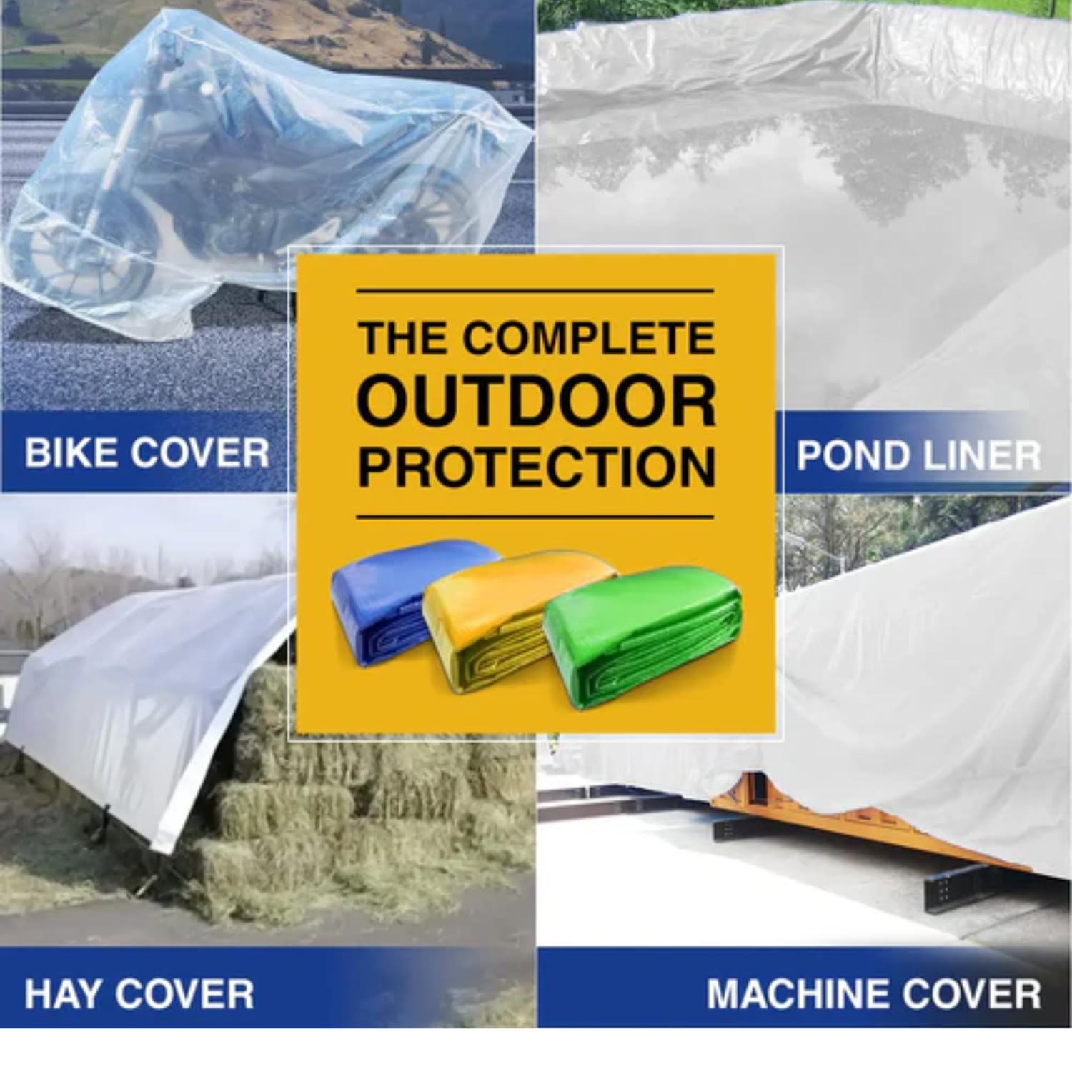 Smart Shelter 10FT x 8FT Transparent Heavy-Duty Tarpaulin (120 GSM) – 6-Layer MLCL with 3D Rib Technology, Waterproof & UV Resistant, Extra Strong & Tear Resistant, Reinforced Eyelets Multi Purpose — Amazon image 7