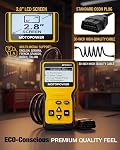 MOTOPOWER MP69033 Car OBD2 Scanner Code Reader Engine Fault Scanner CAN Diagnostic Scan Tool for All OBD II Protocol Cars Since 1996, Yellow