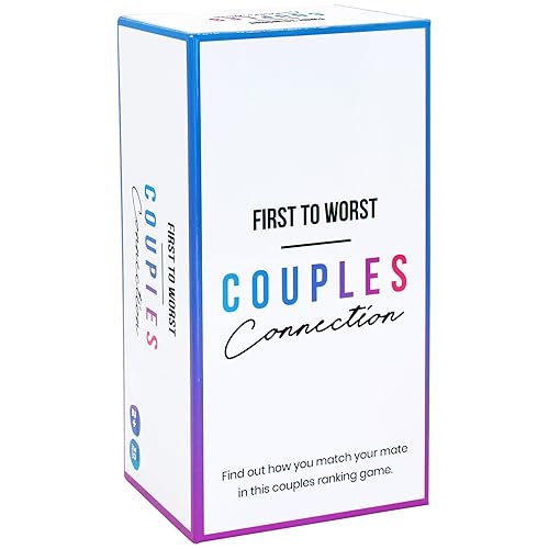 FIRST TO WORST Couples Connection Party Game - The Game