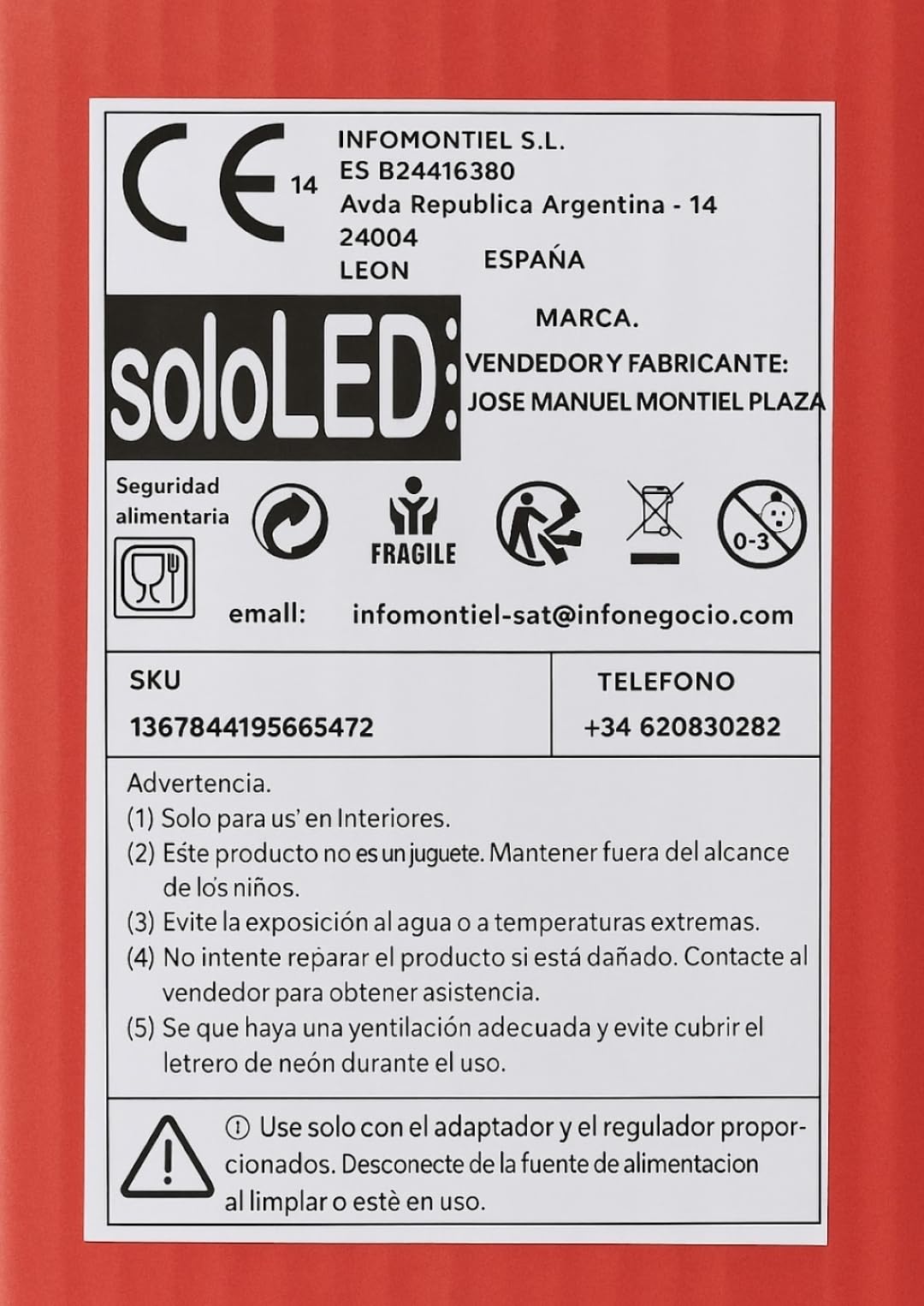 Letrero SE TU MEJOR VERSION Cartel Luminoso LED, Metacrilato, 95X45cm | Escaparate, Decoración de Pared, Luz Brillante, Alimentación 12v
