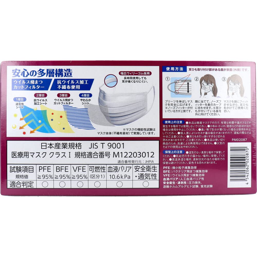 Amazon.co.jp: [フォワード] プレミアム4層フィットマスク 個別包装