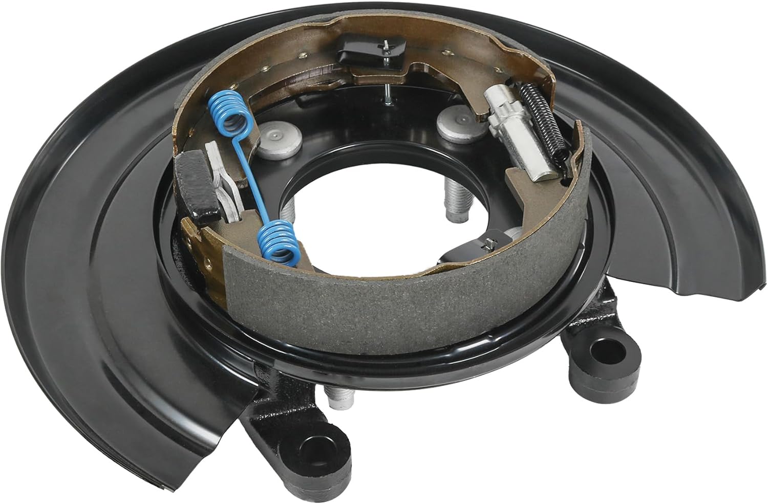 Rear Passenger Loaded Parking Brake Backing Plate Assembly Right Side 926-272 Replacement for Ford F-250 F-350 Super Duty 2005-2012 F-450 F-550 Super Duty 2011-2012 Replaces 5C3Z2209AA 5C3Z2209AB