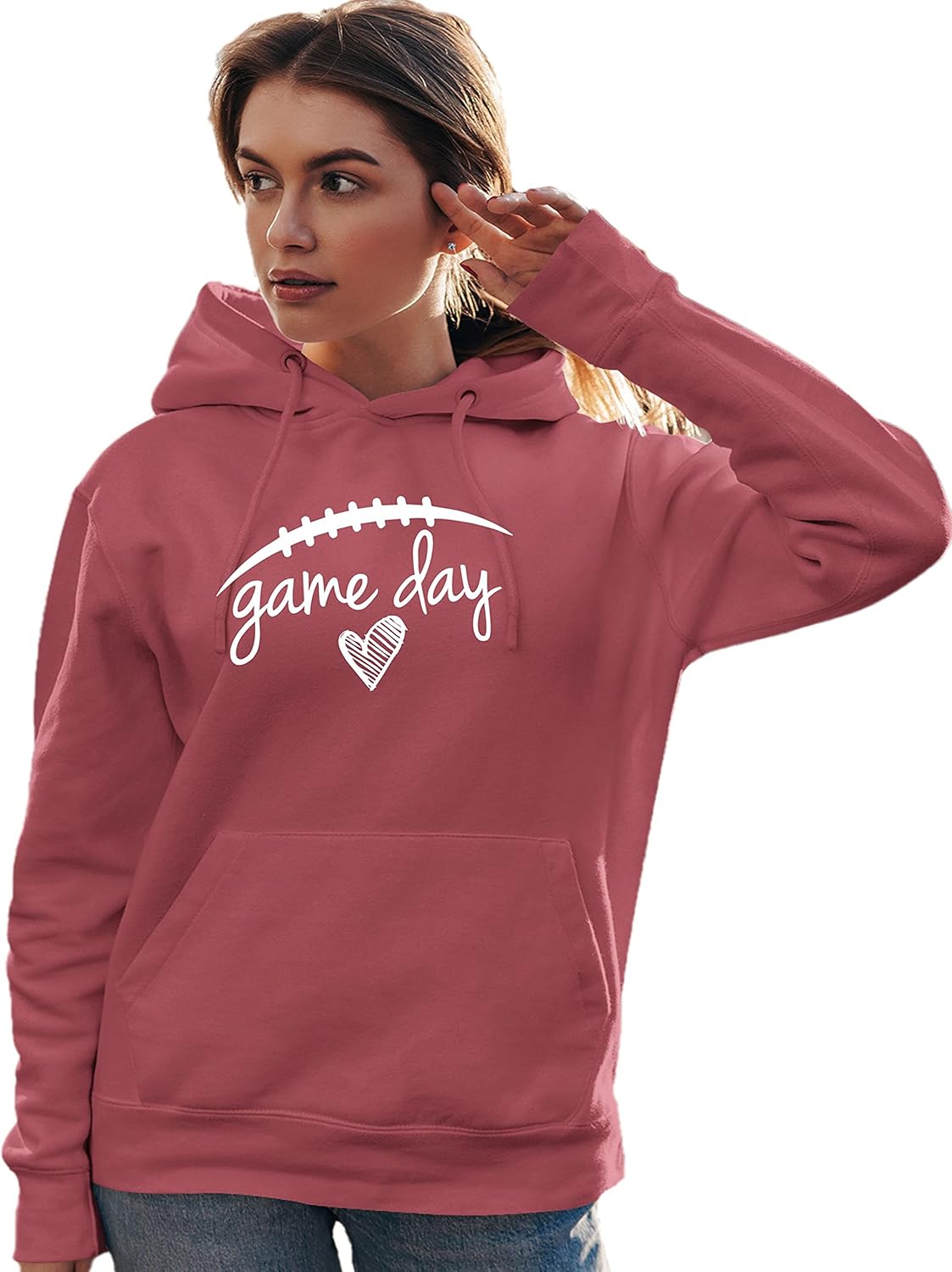 Go All Out Game Day Football Mens Women Sweatshirt Hoodie