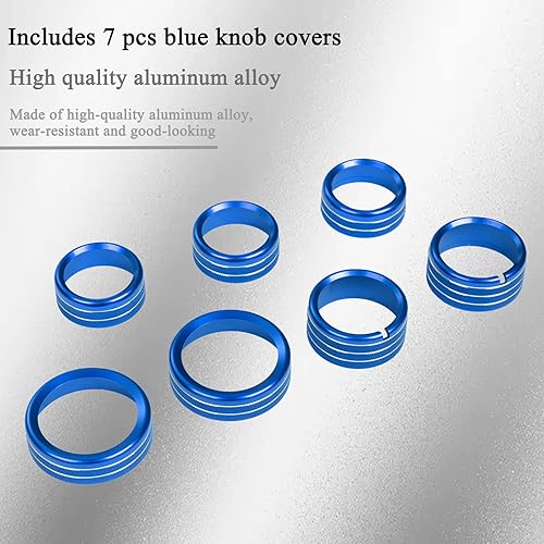 Miniatura 3 de JKCOVER Cubierta de botón de consola central compatible con Chevy SilveradoGMC Sierra 2014 2015 2016 2017 2018 cubierta para perilla de interruptor