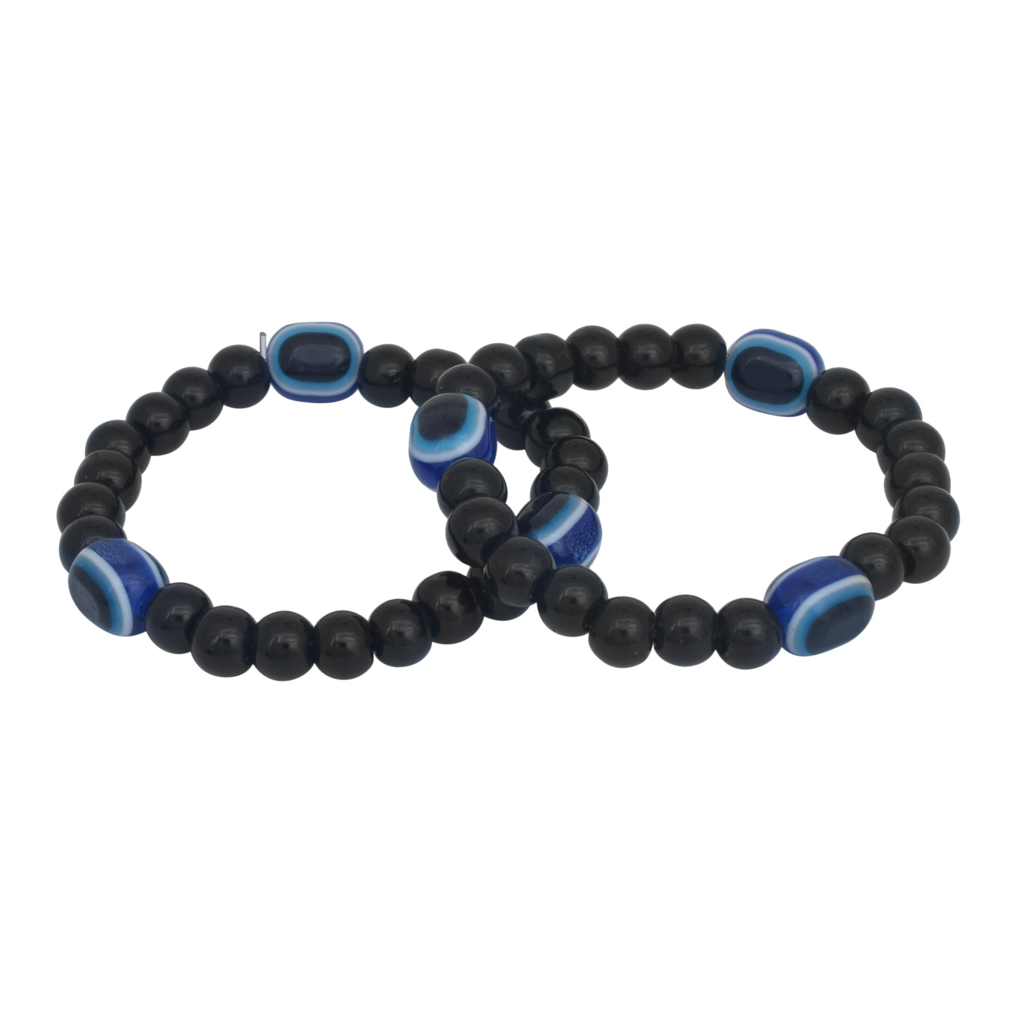 Black and ceramic beads Simple Design Nazariya wrist lucky charm Nazariya jewellery For New Born babies (0-2yrs)