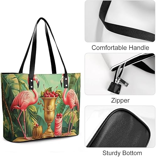 Miniatura 4 de Women Top Handle Satchel Shoulder Bag Handbags for PU Leather Tote Bag for Ladies Purse Shoulder Bags