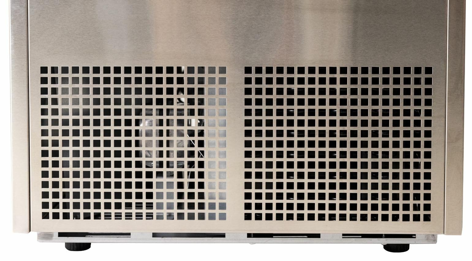 METRO Professional Macchina per cubetti di ghiaccio GIM1050B, acciaio inox, 260 W, 50 kg/24 h, cubetti a forma di proiettile, argento (60.4 x 49.8 x 83.1 cm)