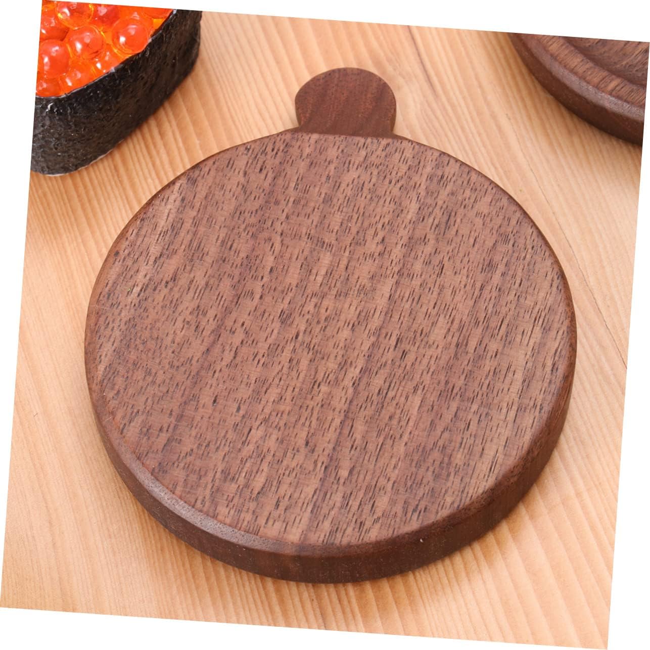 Mikinona Wooden Coaster Set Insulation Mats for Cups Table Protectors Pallet Style Decor