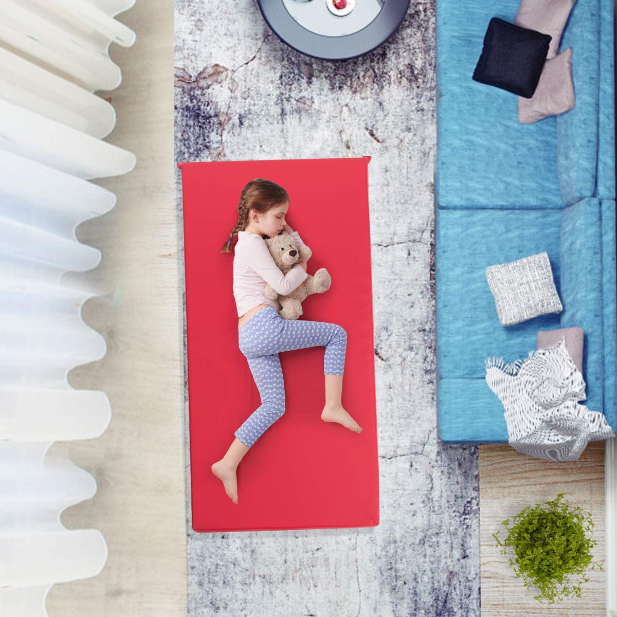 Costzon 2Inch Thick Daycare Rest Mats, 5Pack, Foam Napping Floor Mats