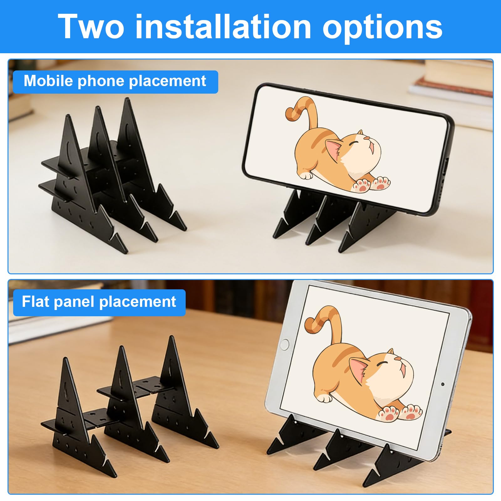 Lot de 2 projecteurs de dessin pour enfants - Planche à dessin optique et projecteur de téléphone portable pour le dessin - Projecteur de dessin portable pour le dessin - Esquisse - Animation