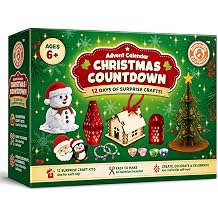 Butterfly Edufields Advent Calendar 2026 for Kids - 12 Christmas Ornaments