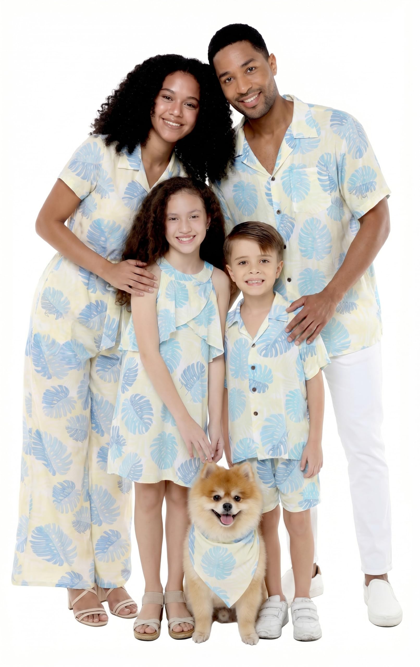 Hawaii Hangover Family Matching Hawaiian Clothes, Pacific Palm Cream