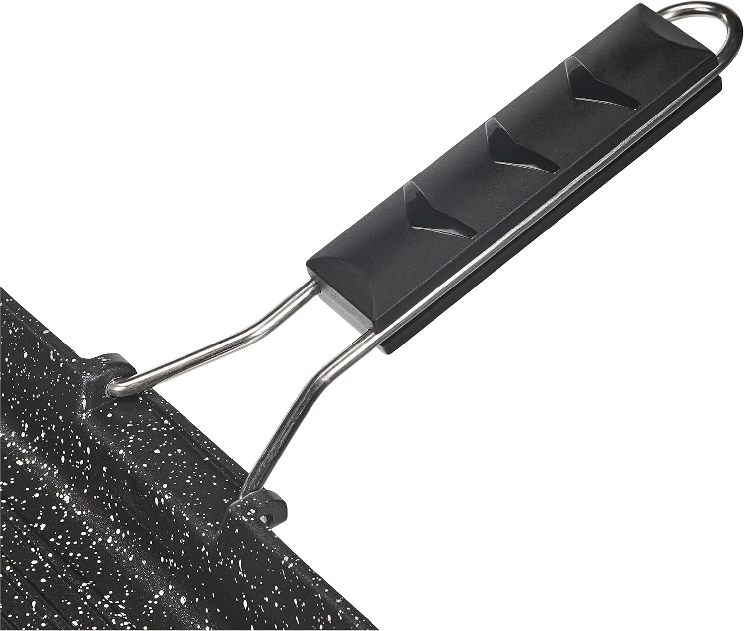 Ilsa Marmorella Grill Pan, Die-Cast Aluminium, Black