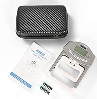 Vista 13 de Handeful Probador de fuerza de agarre, dinamómetro de agarre de mano (198 libras / 90 kg), medición de agarre electrónico para uso deportivo en casa