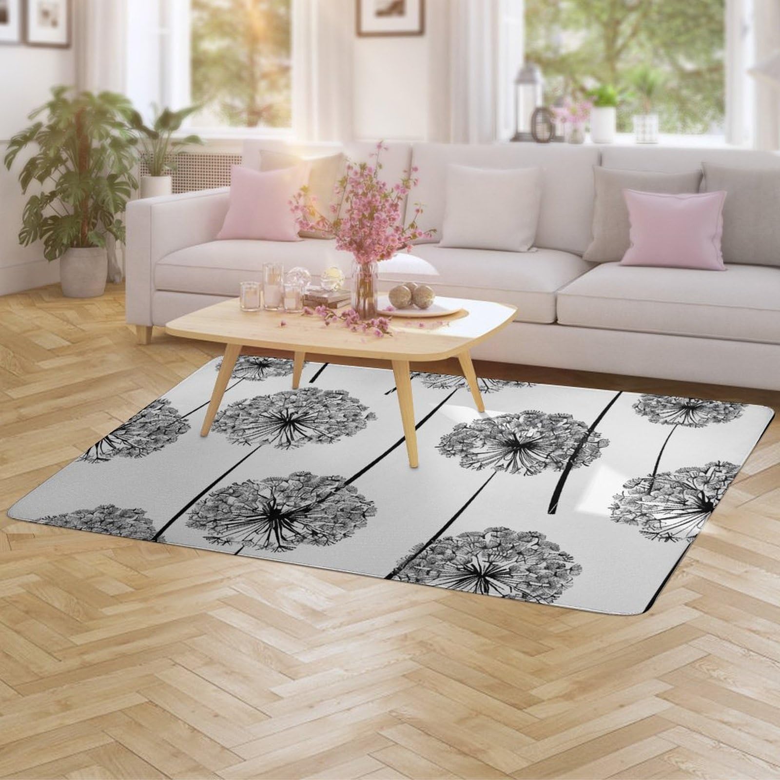 Amazon.com: Area Rug 60 X 40 in Simple Aesthetic Pattern Carpets