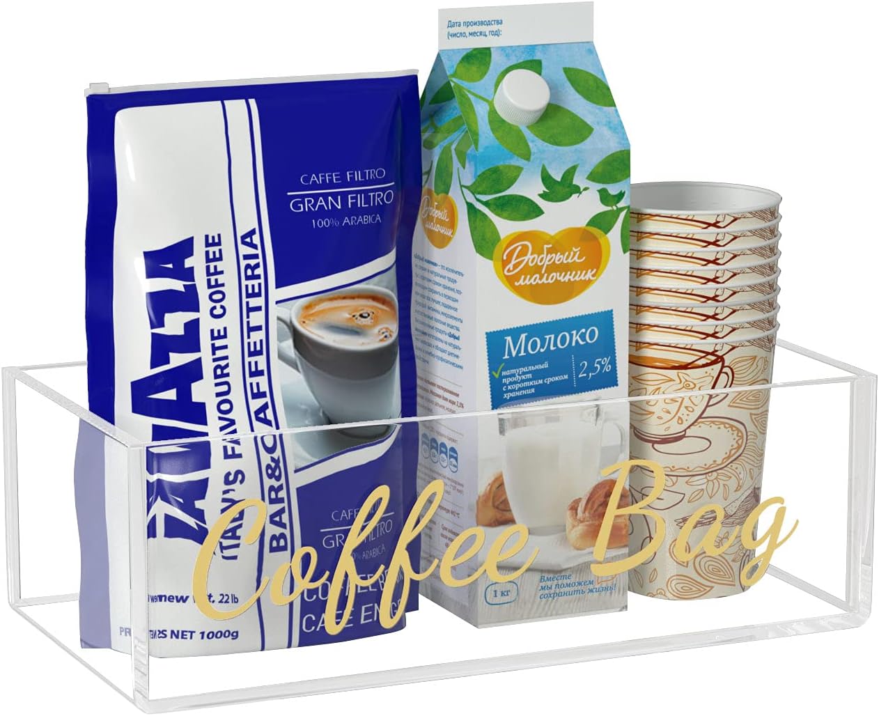AITEE Coffee Pod Holder Organizer Clear