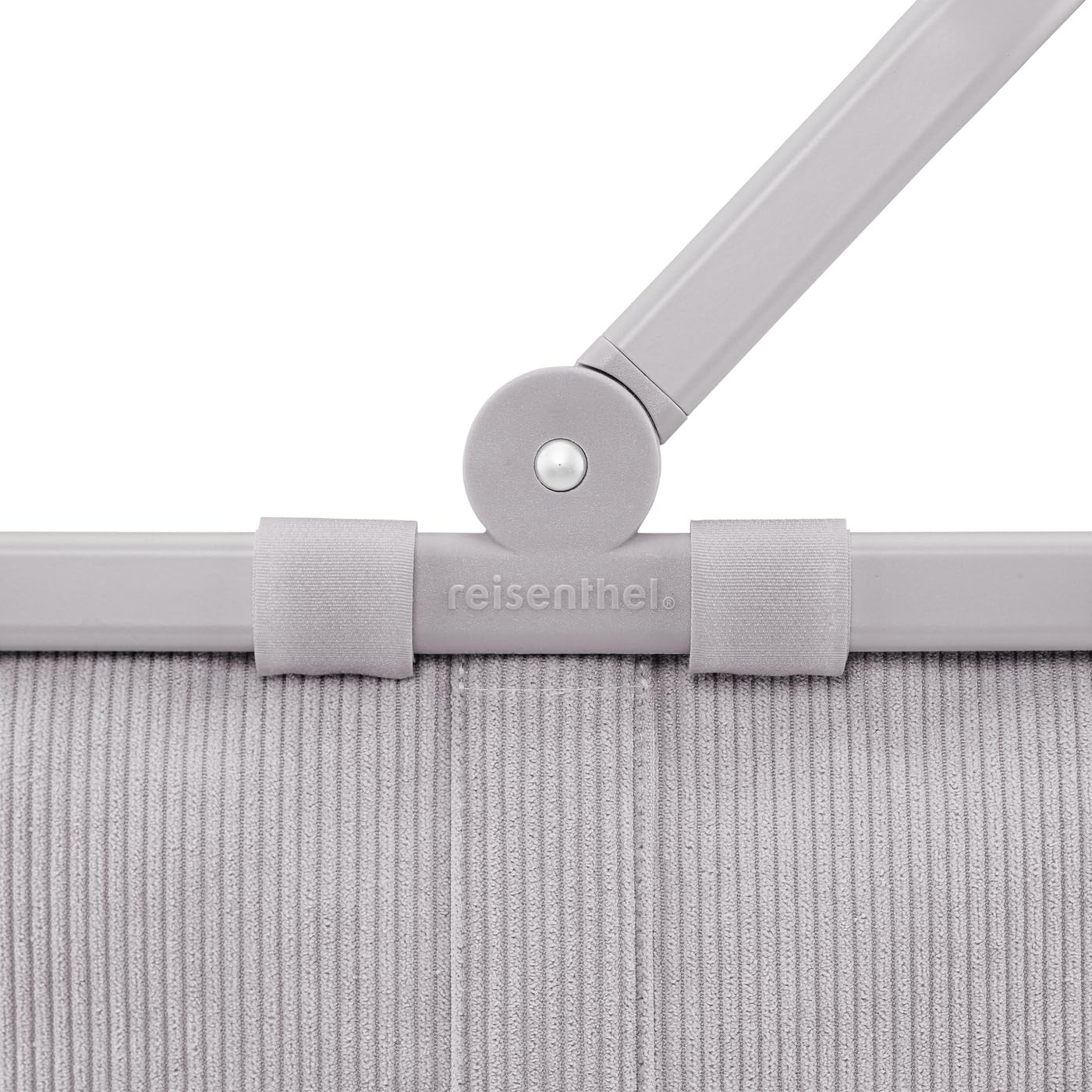 reisenthel carrybag cord grey – Stabiler Einkaufskorb mit viel Stauraum und praktischer Innentasche – Elegantes und wasserabweisendes Design – Bild 3