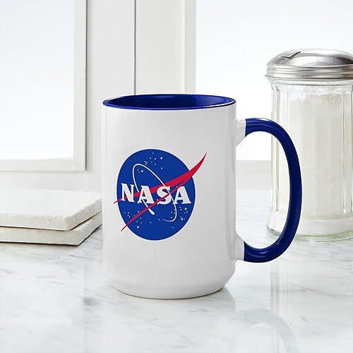 Miniatura 10 de CafePress NASA - Taza grande de cerámica para café, 15 oz (15.0 fl oz)