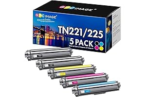 GPC Image Toner Cartridge Replacement for Brother TN221 TN225 Compatible with MFC-9130CW...