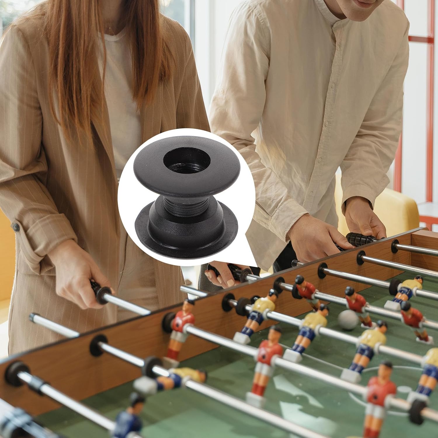 LIOOBO Table Foosball Bushings Table Football Bearing Rods Foosball Machine Bearings Foosball Table Parts 10Set