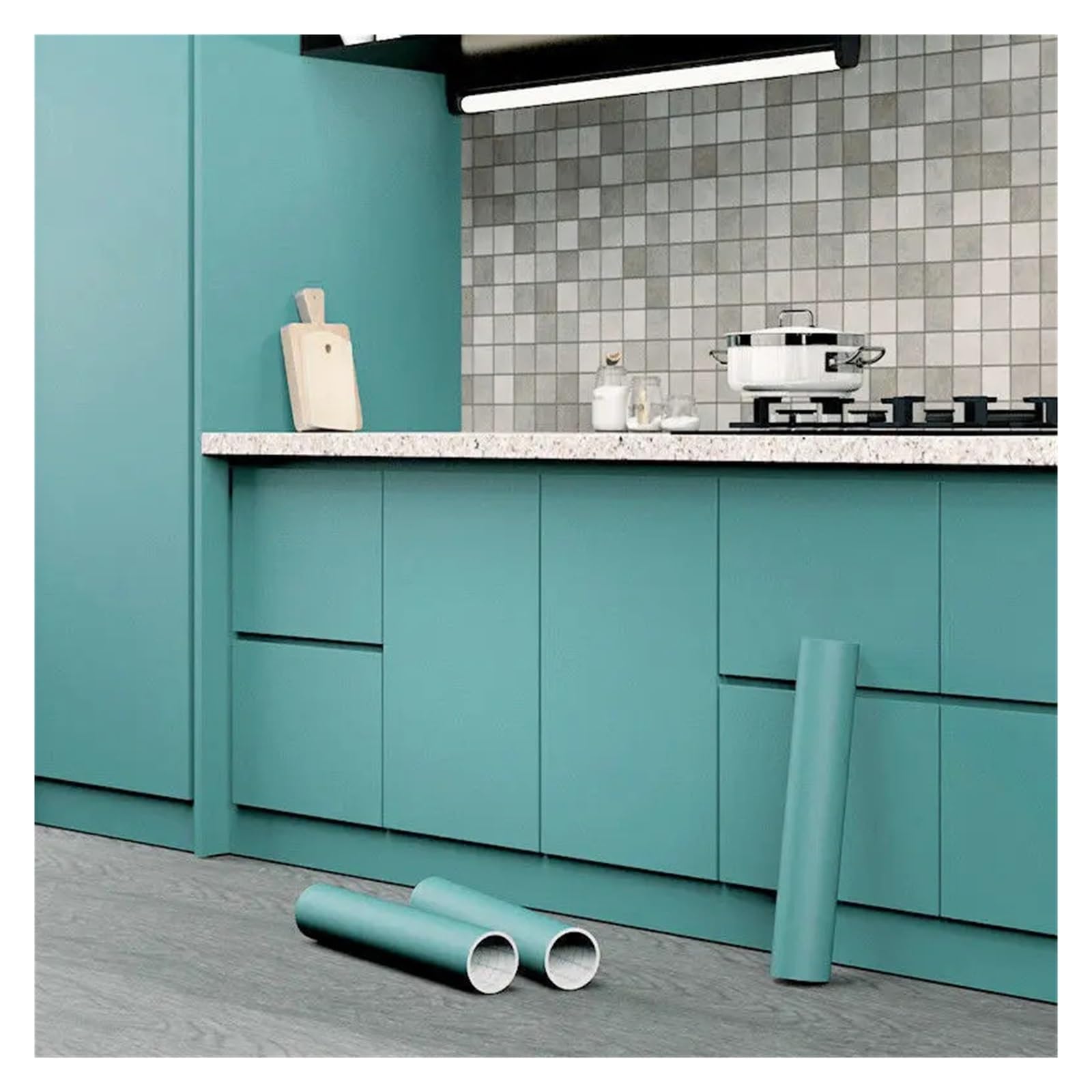 PVC Self Adhesive Wallpaper Wall Stickers Cabinet Wallpapers Vinyl Desktop