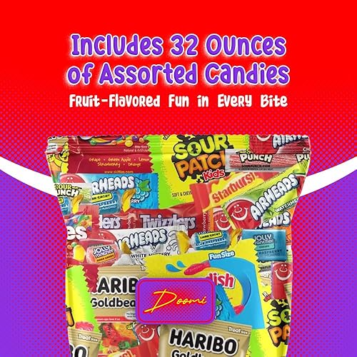 Miniatura 3 de Caramelos de frutas surtidos a granel: Starburst, Skittles, Fish, Air Heads, Jolly Rancher, Sour Punch, GoldBears Gummi Bears & Twizzlers, Candy's,