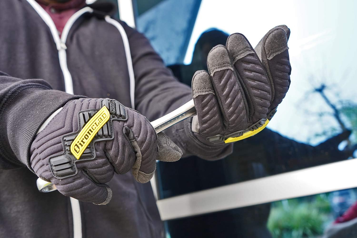 IRONCLAD Command Pro Neoprene Cold Weather Work Gloves; Touch Screen Gloves Conductive Palm and Fingers, Cold Protection, Machine Washable, Sized S, M, L, XL, XXL (1 Pair) (Large) - Image 3