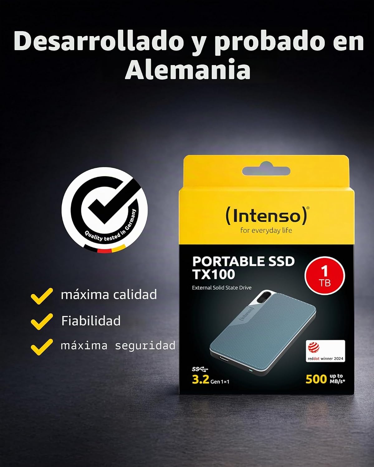 Intenso essd tx100 1tb USB-c 3.2 gen1 Blue 10