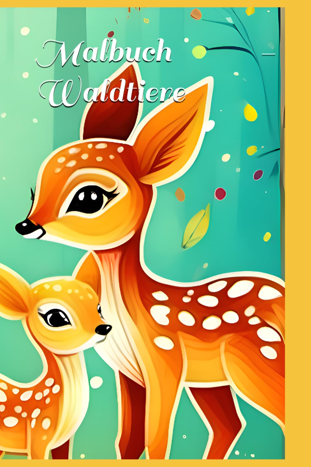 Malbuch - Waldtiere: Ausmalbuch für Kinder und Erwachsene