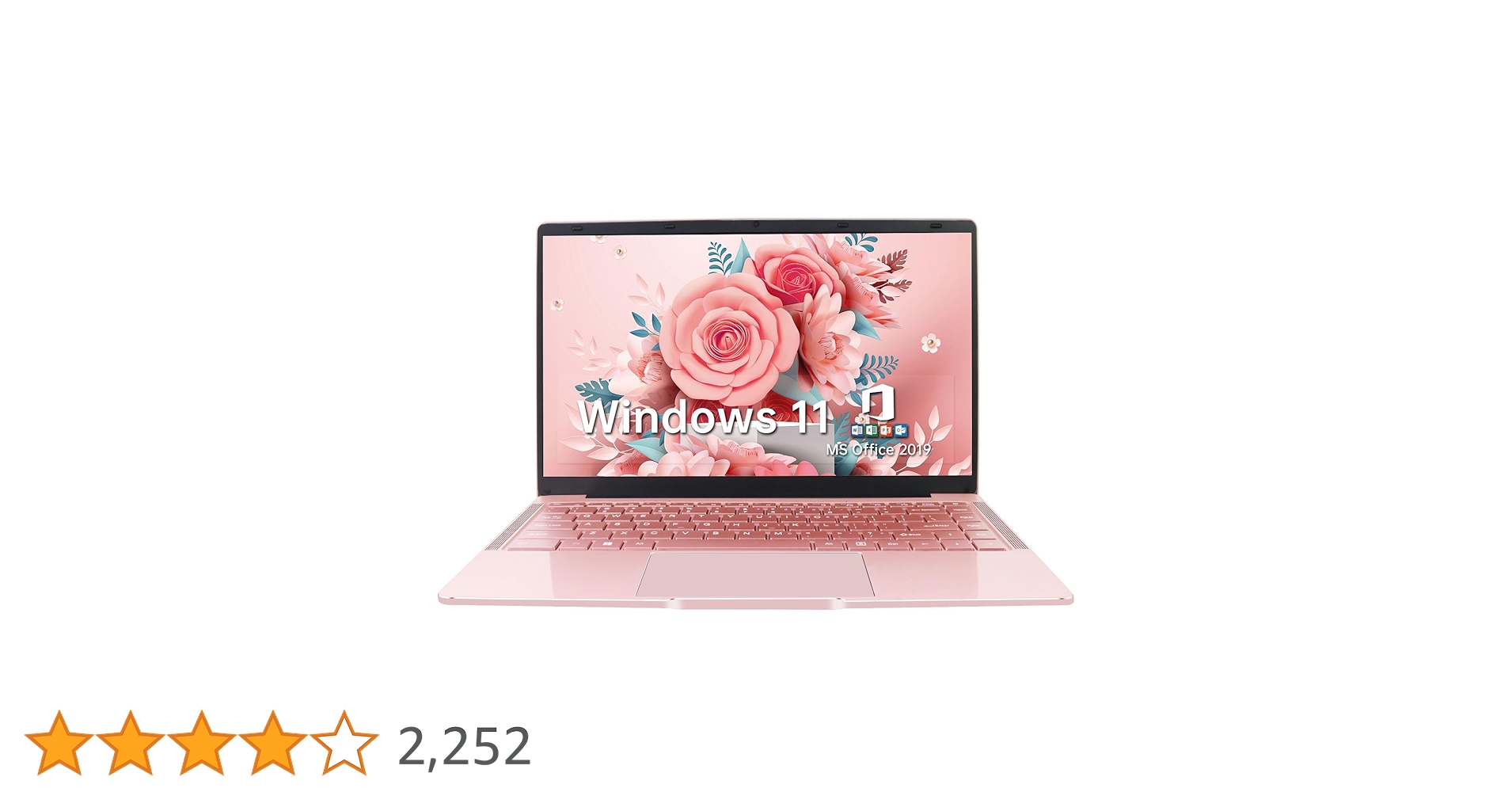 ESBOOKノートパソコン ローズゴールド Amazon.co.jp: ESBOOKノートパソコン 【MS Office 2024搭載