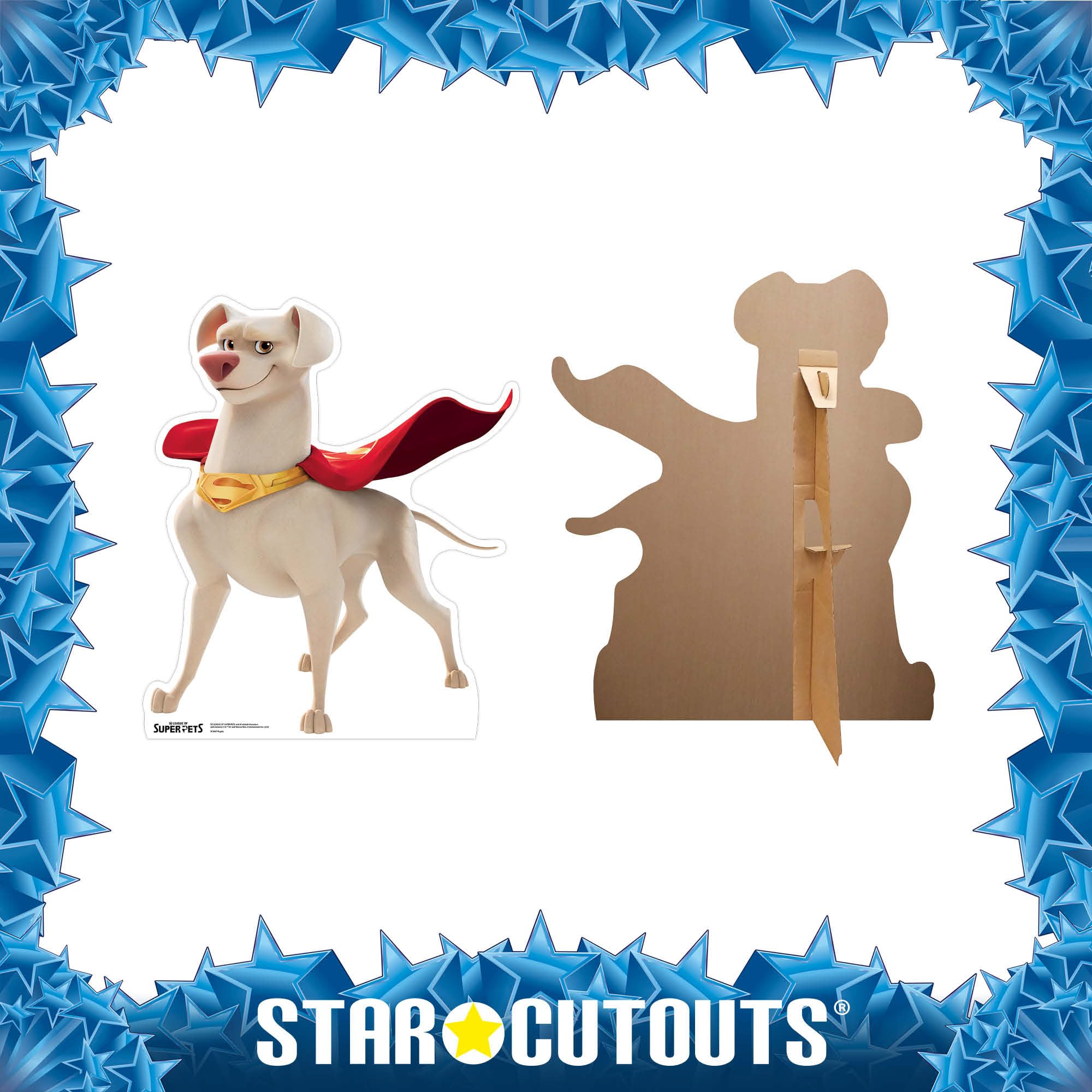 SC4067 Krypto Superman's Dog DC League of Super Pets kartonowe wycięcie