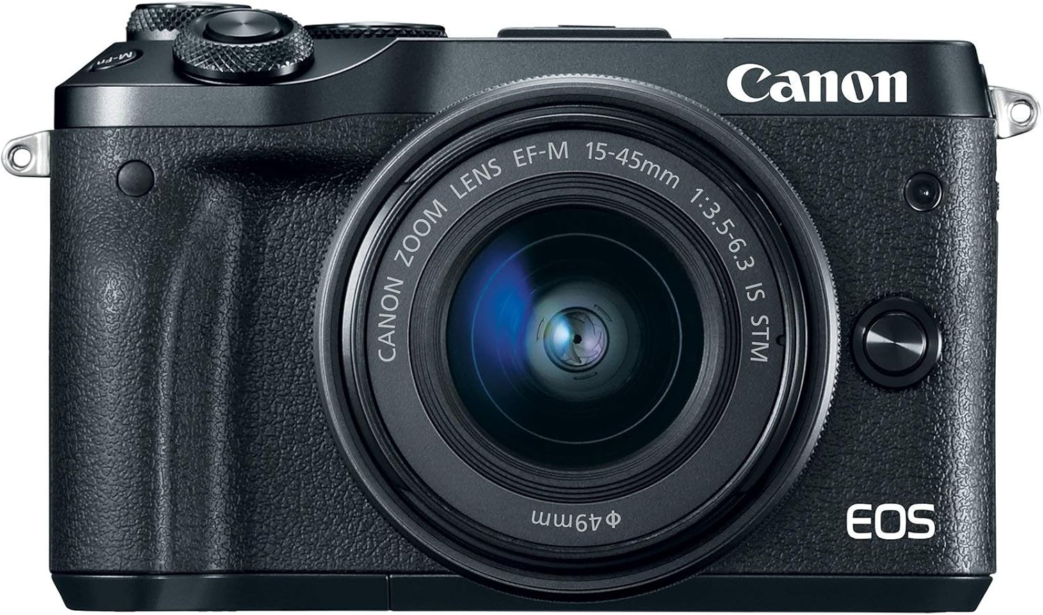Canon EOS M6 (Black) EF-M 15-45mm f/3.5-6.3 is STM Lens Kit (Renewed)