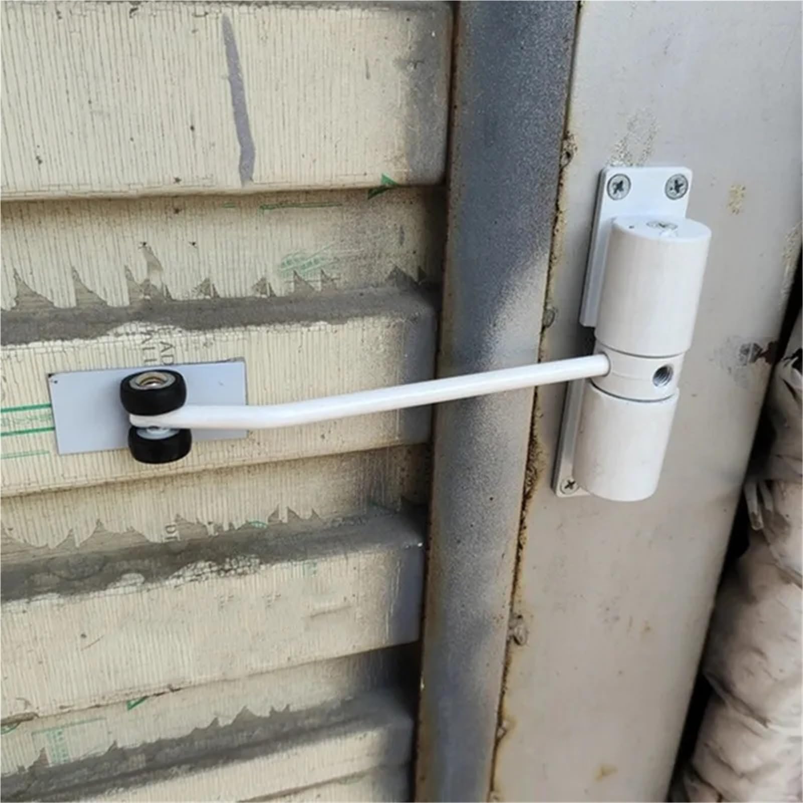 2 Pz 20-40 Kg Chiudiporta Automatici Regolabile Heavy Duty Sicurezza Primavera Silenzio Dispositivo Di Chiusura Mobili Porta Hardware Convertire Incernierato Per Porte(Black)